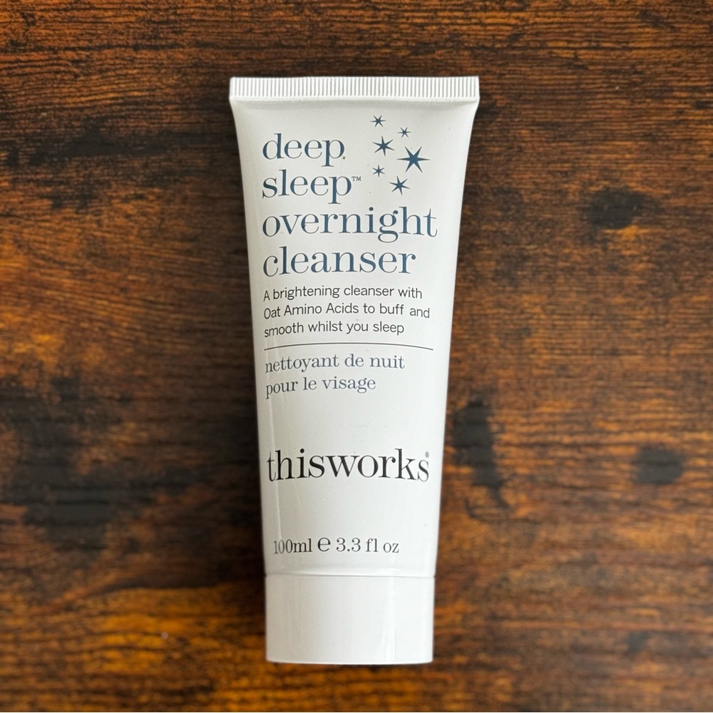 ThisWorks Deep Sleep Overnight Cleanser Oat Amino Acids 3.3oz Sealed